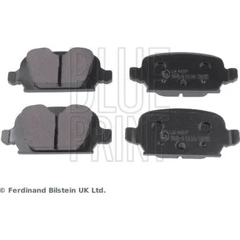 Brzdový systém Sada brzdových destiček, kotoučová brzda BLUE PRINT ADZ94232