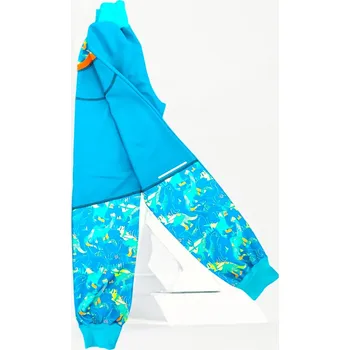 Dívčí oblečení Dětské softschell kalhoty 134 140 Velikost: 134/140 DINO petrolejová Dětské kalhoty