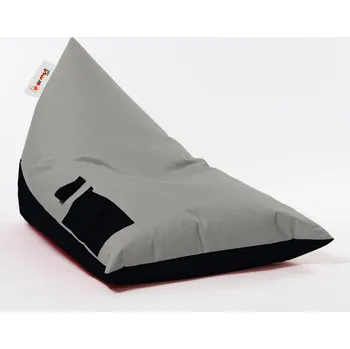 Sedací pytel Zahradní sedací vak Pyramid 145x35 cm/ 90x35 cm šedý