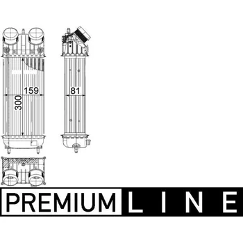 Chladič motoru Chladič turba MAHLE ORIGINAL CI 418 000P