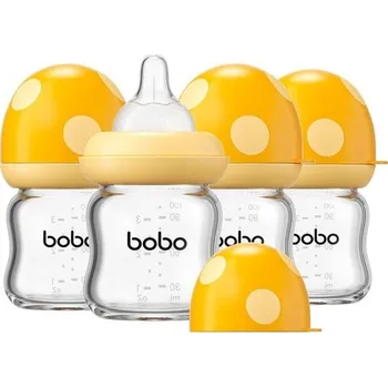 Kojenecká láhev Dětská lahev YOHKOH 4 Ks žluté