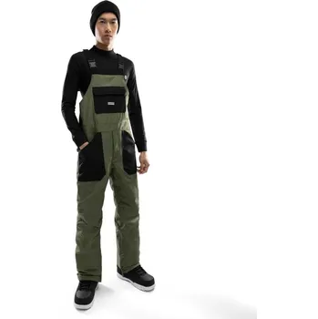 SIROKO Pánské snowboardové kalhoty s kšandami B1 Klosters Zelená 2XL ZELENÁ