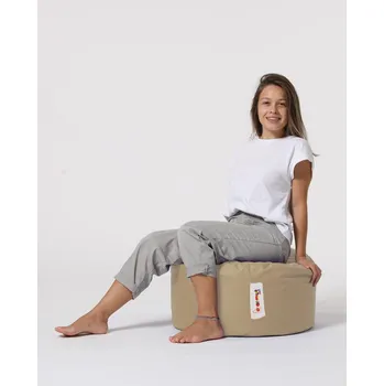 Sedací pytel Zahradní sedací vak Round 30x55 cm béžový