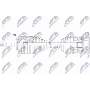 Hnací hřídel - poloosa NTY NPW-FR-196