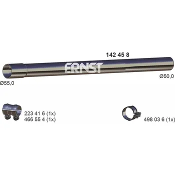 Auto-moto Výfuková trubka ERNST 142458