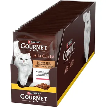 52x85g Megapack GOURMET A la Carte - pstruh se zeleninou