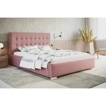 Postel Čalouněná postel BED 2 180x200 růžová