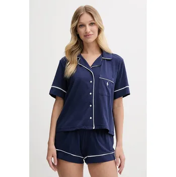 Dámské pyžamo Pyžamo Polo Ralph Lauren 4P0231 námořnická modř 59X, vel. XL