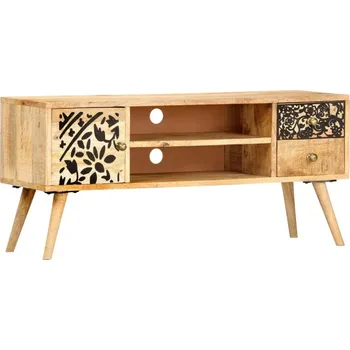 Televizní stolek vidaXL TV stolek 100 x 30 x 45 cm masivní mangovníkové dřevo [247999]
