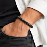 Lávový náramek Lava 8 mm – elastický (2 velikosti) - Větší (26–27 kuliček) – pro širší zápěstí