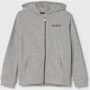 Chlapecká mikina Dětská bavlněná mikina Guess L4RQ22.KAUG0.PPYH šedá 90X, vel. 175