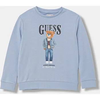 Chlapecké tričko Dětské bavlněné tričko Guess L6RI11.K8HM4.PPY2 modrá 50X, vel. 166-175