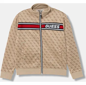 Chlapecká mikina Dětská mikina Guess L4YQ24.K7122.PPY2 béžová 08X, vel. 118-122