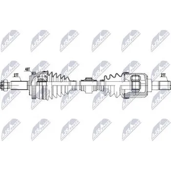 Hnací hřídel - poloosa NTY NPW-HY-653