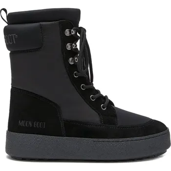 Dámské holínky Dámské vysoké zimní boty MOON BOOT-MB LTRACK COMBAT BOOT-N001 BLACK Černá 41