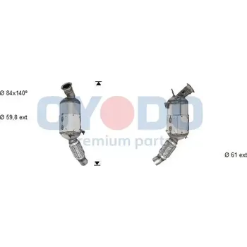 Ventil palivového systému Oyodo Filtr pevných částic OYD 20N0060-OYO + DOPRAVA ZDARMA!