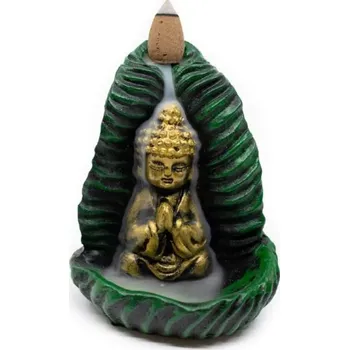 Vonná tyčinka Spiru Fontána - stojan na vonné kužely Tekoucí dým Buddha v Listu