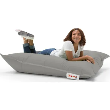 Sedací pytel Zahradní sedací vak Cushion 100x100 cm šedý