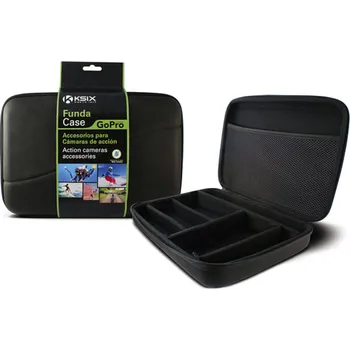 Tvrdý obal pro sportovní kameru KSIX (24 x 17,5 x 5 cm) Barva: Červená