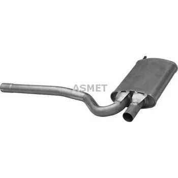 Tlumič výfuku Střední tlumič výfuku ASMET 06.010