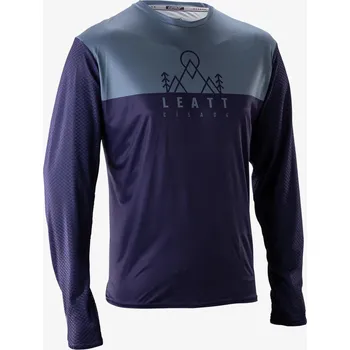 Cyklistická bunda Cyklistická mikina Leatt MTB Trail 3.0 Long Sleeve - galaxy blue