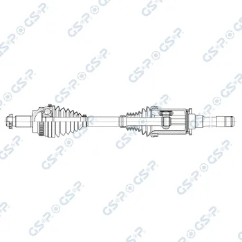 Poloosa kola Hnací hřídel - poloosa GSP 205125OL