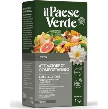 Kompostér Aktivátor kompostování Il Paese Verde, 1 kg, Prášek aktivátoru kompostování, urychluje proces