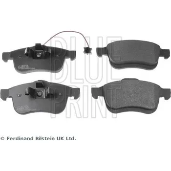 Brzdový systém Sada brzdových destiček, kotoučová brzda BLUE PRINT ADZ94239