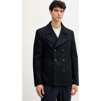 Dámský kabát Kabát s příměsí vlny PS Paul Smith M2R.597T.T21059 námořnická modř 59X, vel. M