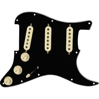 Fender Pre-Wired Strat SSS TX MEX Black Pickguard (Jako nové)