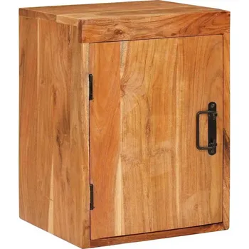 Noční stolek vidaXL Noční stolek Hnědá 35 x 33 x 48 cm Masivní dřevěná akácie [4016728]