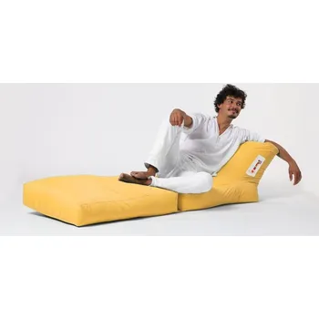 Sedací pytel Zahradní sedací vak Siesta Sofa 55/40 cm/ 180/40 cm žlutý