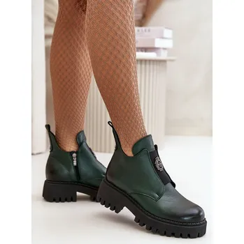 Dámská zimní obuv Boty model 199284 Step in style zelený 40