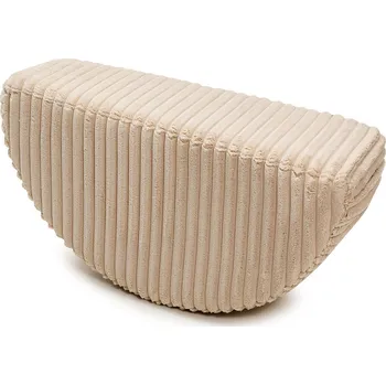 Taburet Dětský pěnový houpací taburet SHAPPY premium manšestr WAFFLE Barva: Brown Sugar