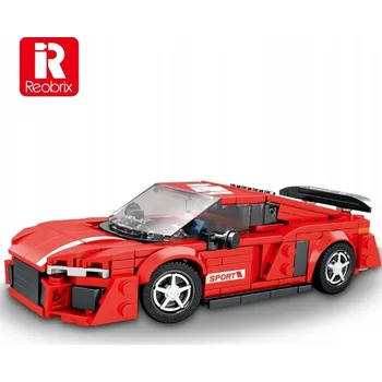 ostatní stavebnice STAVEBNICE REOBRIX LUXUSNÍ SPORTOVNÍ AUTO AUDI R8 SUPERCAR 413 DÍLKŮ TECHNIC