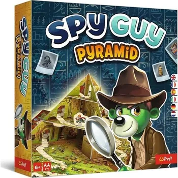 Trefl - Spy Guy Pyramid - Kooperativní postřehová hra, prostorová herní deska s pohyblivými prvky,