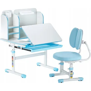 Psací stůl Psací stůl Vevor modrý 51,5 x 117 x 117 cm