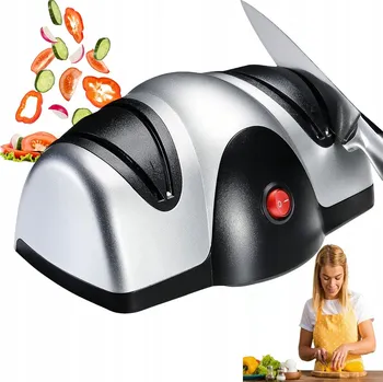 ELEKTRICKÁ BROUSEK NA KUCHYŇSKÉ NOŽE, DVOUSTUPŇOVÁ