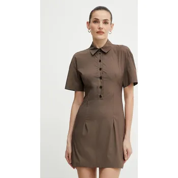 Dámské šaty Šaty Patrizia Pepe 2A2899.A570 hnědá 98X, vel. 38