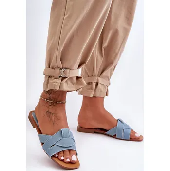 Dámské pantofle Pantofle model 183491 modrý 36