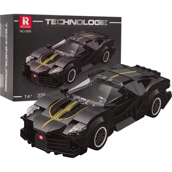 ostatní stavebnice Stavební Stavebnice SPORTOVNÍ AUTÍČKO 339 dílů závodní auto vyrobené z PLASTOVÝCH bloků