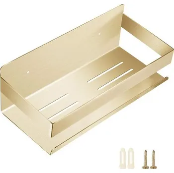 Koupelnový nábytek Sprchová polička, koupelnová polička, nástěnná, nerezová ocel SUS 304, robustní sprchová polička