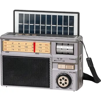 Stavební rádio Krüger & Matz KM0831 analogové solární rádio