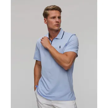Pánské tričko Pánská Polokošile Ralph Lauren Rlx Golf V Tmavě Modrém Barevném Odstínu 785a75844-400