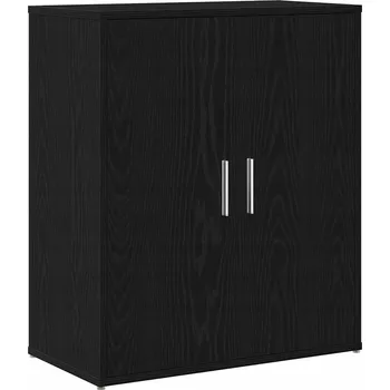 Komoda Černá komoda dub 60 x 31 x 70 cm s úložným prostorem