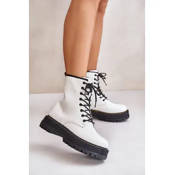 Dámská zimní obuv Šněrovací vyšší model 201912 Step in style bílý 37