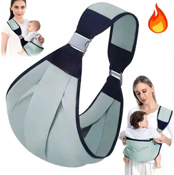 NOSÍTKO PRO MIMINKA ZELENÉ, PRODYŠNÝ MATERIÁL, POHODLNÉ PRO DÍTĚ