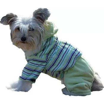 Obleček pro psa Zimní kombineza pro malého psa zelená 30cm (Oblečky pro malé psy )