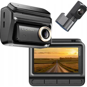 Kamera do auta DDPAI Z90 Pro VIDEOREKORDÉR AUTOMOBILOVÁ 4K HDR GPS PŘEDNÍ + ZADNÍ