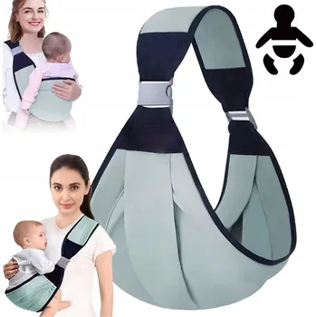 NOSÍTKO PRO MIMINKA ZELENÉ PRO KRMENÍ RYCHLÉ NASAZENÍ NOSNOST 20 KG